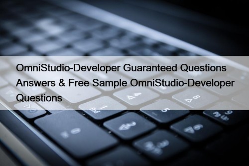 OmniStudio-Developer Guaranteed Questions Answers & Free Sample OmniStudio-Developer ...